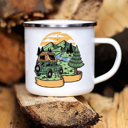 Campervan Enamel | Printed Adventure