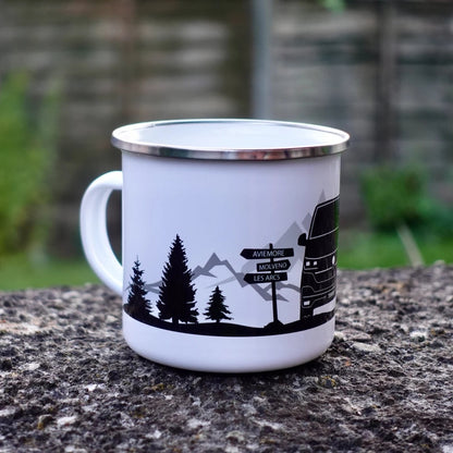 Campervan Enamel | Mug 11oz