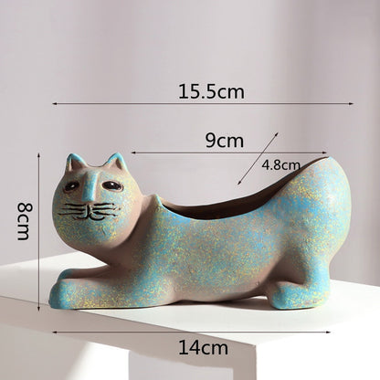 Creative Ceramic | Cat Succulent