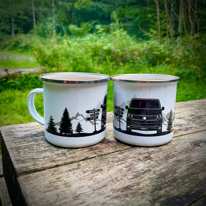 Campervan Enamel | Mug 11oz