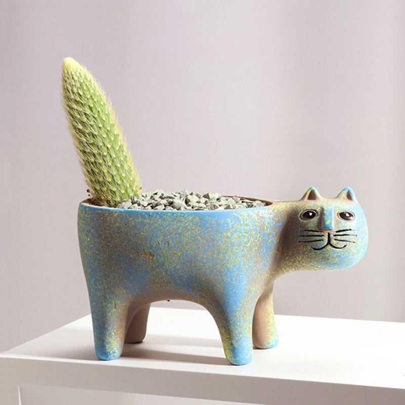 Creative Ceramic | Cat Succulent