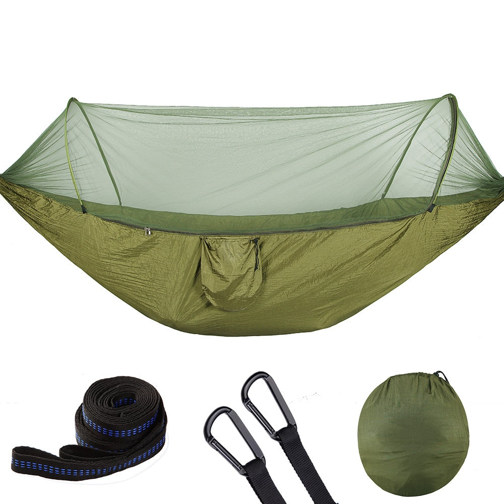 Camping Hammock | Mosquito Net Pop-Up