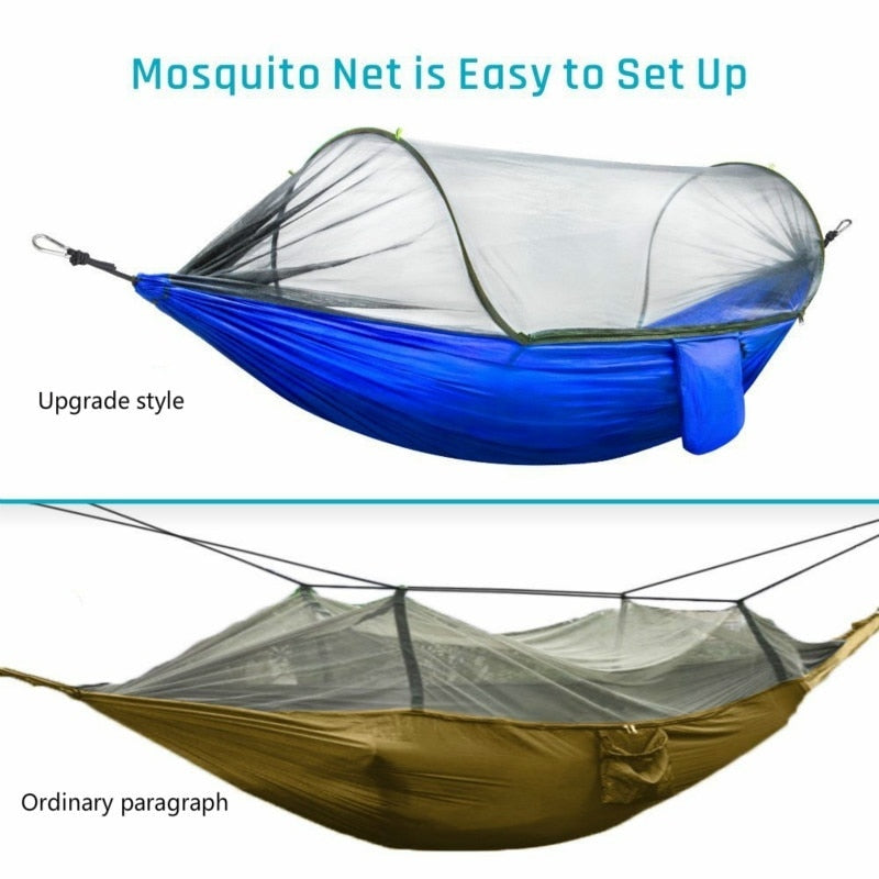 Camping Hammock | Mosquito Net Pop-Up