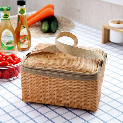 Portable Rattan | Picnic Bag