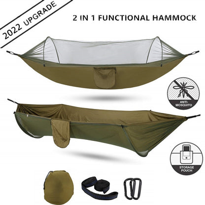 Camping Hammock | Mosquito Net Pop-Up